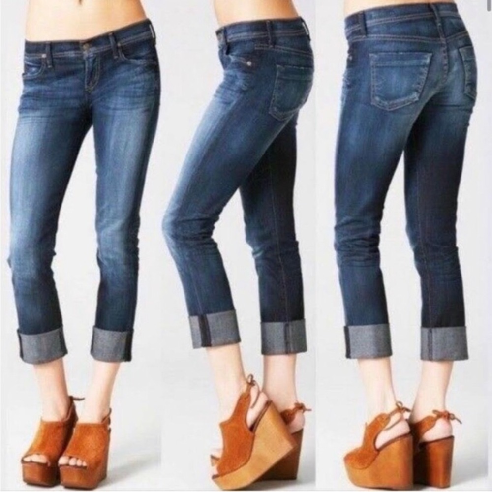 (Citizens of Humanity) Dani Cropped Straight Leg Cuff Denim - Women’s SIZE 26